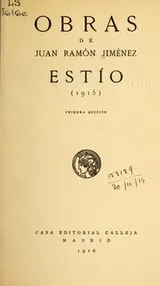 Cover of Estío (1915)