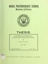Cover of The effects of shiftwork on the performance of watchstanders at Coast Guard communication stations