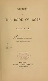 Cover of Studies in the book of Acts ..