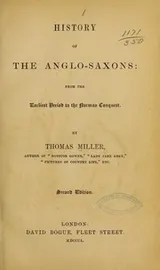 Cover of History of the Anglo-Saxons: from the earliest period to the Norman conquest