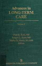 Cover of Advances in long-term care