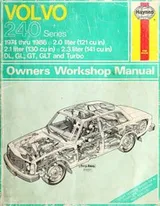 Cover of Volvo 240 Series owners workshop manual
