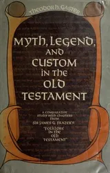 Cover of Myth, Legend and Custom in the Old Testament