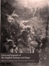 Cover of Lives and legends of the English bishops and kings, mediaeval monks, and other later saints