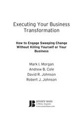 Cover of Executing your business transformation
