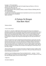 Cover of A Fortune for Kregen (Dray Prescot No. 21)