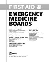Cover of First aid for the emergency medicine boards