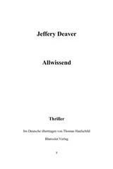 Cover of Allwissend