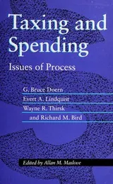 Cover of Taxing and spending