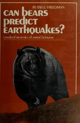 Cover of Can bears predict earthquakes?