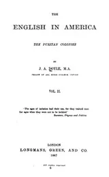 Cover of The English in America: The Puritan Colonies