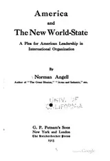 Cover of America and the new world-state