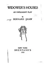 Cover of Widowers' Houses