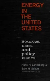 Cover of Energy in the United States