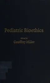 Cover of Pediatric bioethics