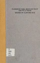 Cover of Bernard Shaw, W.B. Yeats