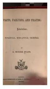 Cover of Facts, failures& frauds
