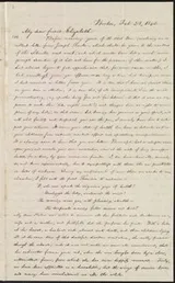 Cover of [Letter to] My dear friend Elizabeth