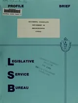 Cover of Accidental disability retirement in Massachusetts