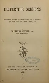 Cover of Eastertide sermons