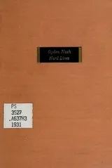 Cover of Hard lines