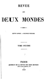Cover of Revue des deux mondes