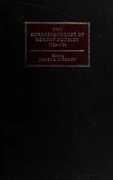 Cover of The correspondence of Robert Dodsley, 1733-1764