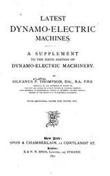 Cover of Latest dynamo-electric machines