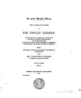 Cover of The complete poems of Sir Philip Sidney