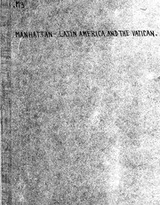Cover of Latin America and the Vatican
