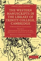 Cover of The Western Manuscripts in the Library of Trinity College, Cambridge, Volume 3