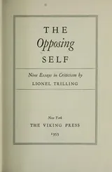 Cover of The opposing self