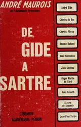 Cover of De Gide a   Sartre