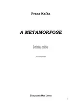 Cover of A metamorfose