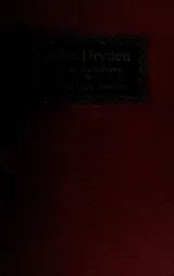 Cover of John Dryden, a study of his poetry