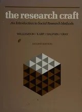 Cover of The research craft