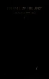 Cover of The fate of the jury