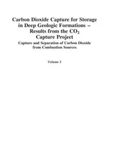 Cover of Carbon dioxide capture for storage in deep geologic formations
