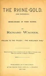 Cover of The Rhine-gold =