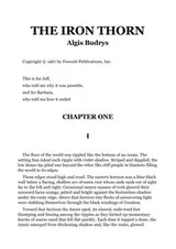Cover of The Iron Thorn