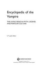 Cover of Encyclopedia of the vampire