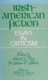 Cover of Irish-American fiction