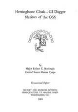 Cover of Herringbone cloak-GI dagger, marines of the OSS