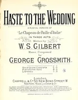Cover of Haste to the wedding