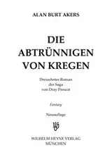 Cover of Die Abtru nnigen von Kregen