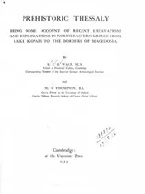 Cover of Prehistoric Thessaly