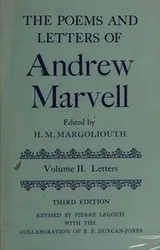 Cover of The poems and letters of Andrew Marvell