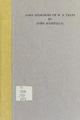 Cover of Some memories of W. B. Yeats