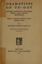 Cover of Dramatists of to-day