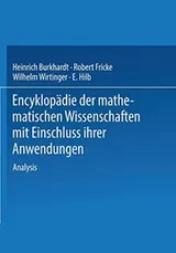 Cover of Encyklopädie der Mathematischen Wissenschaften mit Einschluss ihrer Anwendungen
